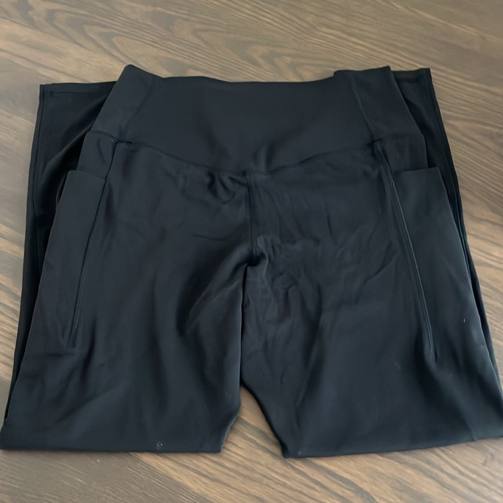 Bundle of 7 Members Mark High Rise Ankle Leggings Womens L. - Picture 2 of 5